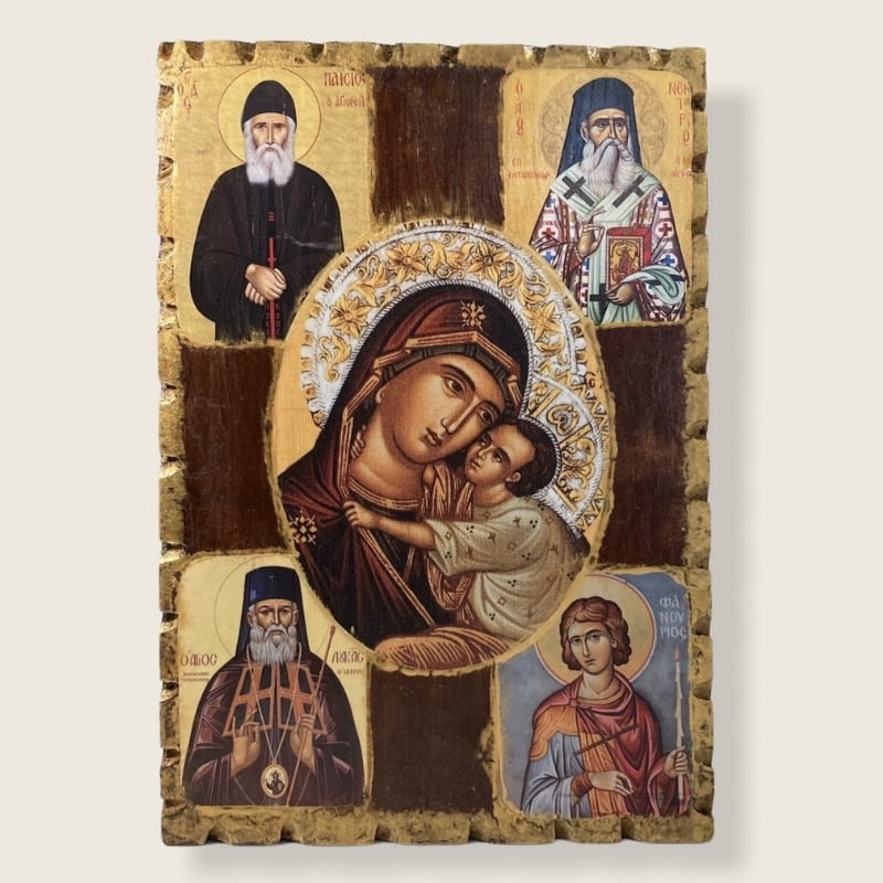 Εικόνα Παναγίας με Αγίους