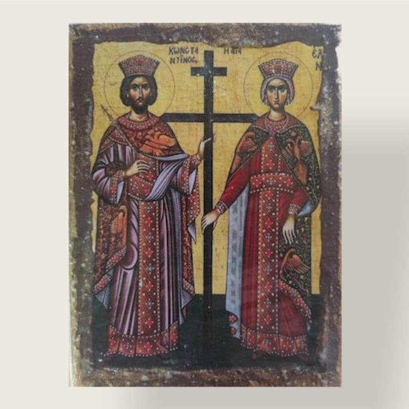 Εικόνα αγίων Κωνσταντίνου και Ελένης