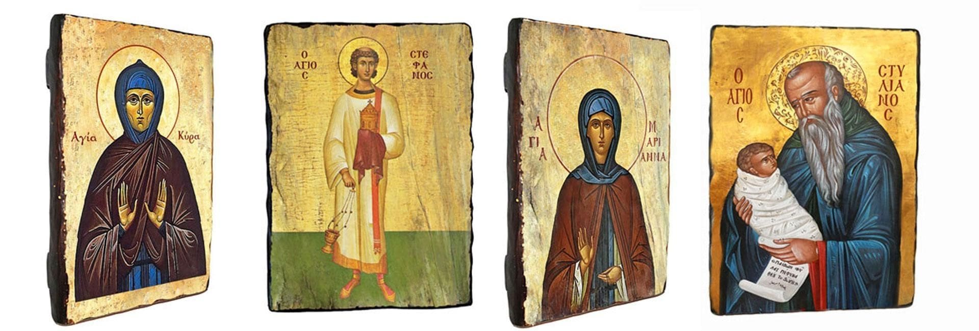 Χειροποίητες εικόνες Αγίων