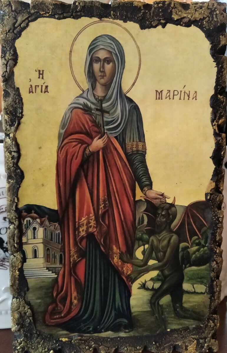 Η Aγία Μαρίνα